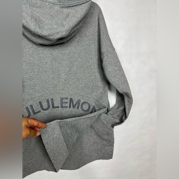 lululemon athletica  Cut Above Hoodie (Expression) Heather Gray Women's size 10 - Picture 6 of 11